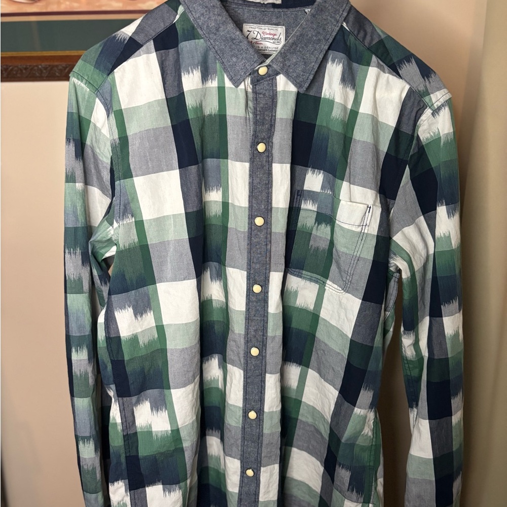 Seven Diamonds Men’s Vintage Gray Shirt